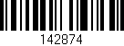 Código de barras (EAN, GTIN, SKU, ISBN): '142874'