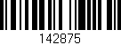 Código de barras (EAN, GTIN, SKU, ISBN): '142875'