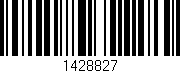 Código de barras (EAN, GTIN, SKU, ISBN): '1428827'