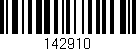 Código de barras (EAN, GTIN, SKU, ISBN): '142910'