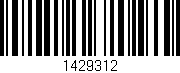 Código de barras (EAN, GTIN, SKU, ISBN): '1429312'