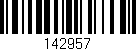 Código de barras (EAN, GTIN, SKU, ISBN): '142957'