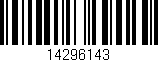 Código de barras (EAN, GTIN, SKU, ISBN): '14296143'