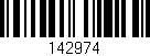 Código de barras (EAN, GTIN, SKU, ISBN): '142974'