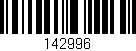 Código de barras (EAN, GTIN, SKU, ISBN): '142996'