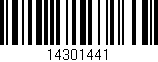 Código de barras (EAN, GTIN, SKU, ISBN): '14301441'