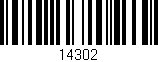 Código de barras (EAN, GTIN, SKU, ISBN): '14302'