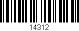 Código de barras (EAN, GTIN, SKU, ISBN): '14312'