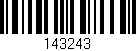 Código de barras (EAN, GTIN, SKU, ISBN): '143243'
