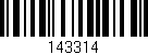 Código de barras (EAN, GTIN, SKU, ISBN): '143314'