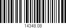 Código de barras (EAN, GTIN, SKU, ISBN): '14348.08'