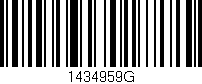 Código de barras (EAN, GTIN, SKU, ISBN): '1434959G'
