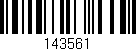 Código de barras (EAN, GTIN, SKU, ISBN): '143561'