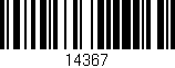 Código de barras (EAN, GTIN, SKU, ISBN): '14367'