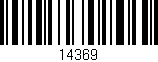 Código de barras (EAN, GTIN, SKU, ISBN): '14369'