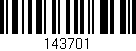 Código de barras (EAN, GTIN, SKU, ISBN): '143701'