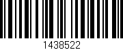 Código de barras (EAN, GTIN, SKU, ISBN): '1438522'