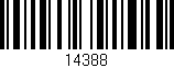 Código de barras (EAN, GTIN, SKU, ISBN): '14388'