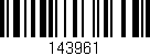 Código de barras (EAN, GTIN, SKU, ISBN): '143961'