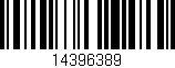 Código de barras (EAN, GTIN, SKU, ISBN): '14396389'
