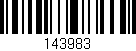 Código de barras (EAN, GTIN, SKU, ISBN): '143983'