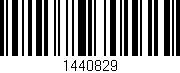 Código de barras (EAN, GTIN, SKU, ISBN): '1440829'