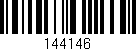 Código de barras (EAN, GTIN, SKU, ISBN): '144146'