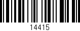 Código de barras (EAN, GTIN, SKU, ISBN): '14415'