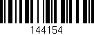Código de barras (EAN, GTIN, SKU, ISBN): '144154'