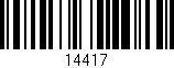 Código de barras (EAN, GTIN, SKU, ISBN): '14417'