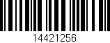 Código de barras (EAN, GTIN, SKU, ISBN): '14421256'