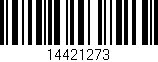 Código de barras (EAN, GTIN, SKU, ISBN): '14421273'