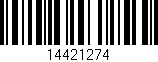 Código de barras (EAN, GTIN, SKU, ISBN): '14421274'