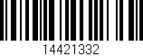 Código de barras (EAN, GTIN, SKU, ISBN): '14421332'