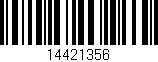 Código de barras (EAN, GTIN, SKU, ISBN): '14421356'