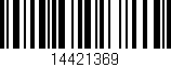 Código de barras (EAN, GTIN, SKU, ISBN): '14421369'