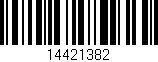 Código de barras (EAN, GTIN, SKU, ISBN): '14421382'