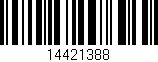Código de barras (EAN, GTIN, SKU, ISBN): '14421388'