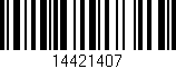 Código de barras (EAN, GTIN, SKU, ISBN): '14421407'