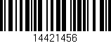 Código de barras (EAN, GTIN, SKU, ISBN): '14421456'