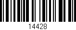 Código de barras (EAN, GTIN, SKU, ISBN): '14428'