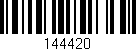 Código de barras (EAN, GTIN, SKU, ISBN): '144420'