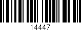 Código de barras (EAN, GTIN, SKU, ISBN): '14447'