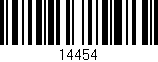 Código de barras (EAN, GTIN, SKU, ISBN): '14454'