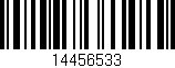 Código de barras (EAN, GTIN, SKU, ISBN): '14456533'