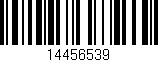 Código de barras (EAN, GTIN, SKU, ISBN): '14456539'