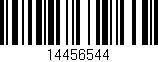 Código de barras (EAN, GTIN, SKU, ISBN): '14456544'