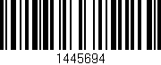 Código de barras (EAN, GTIN, SKU, ISBN): '1445694'