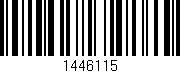 Código de barras (EAN, GTIN, SKU, ISBN): '1446115'