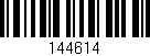 Código de barras (EAN, GTIN, SKU, ISBN): '144614'